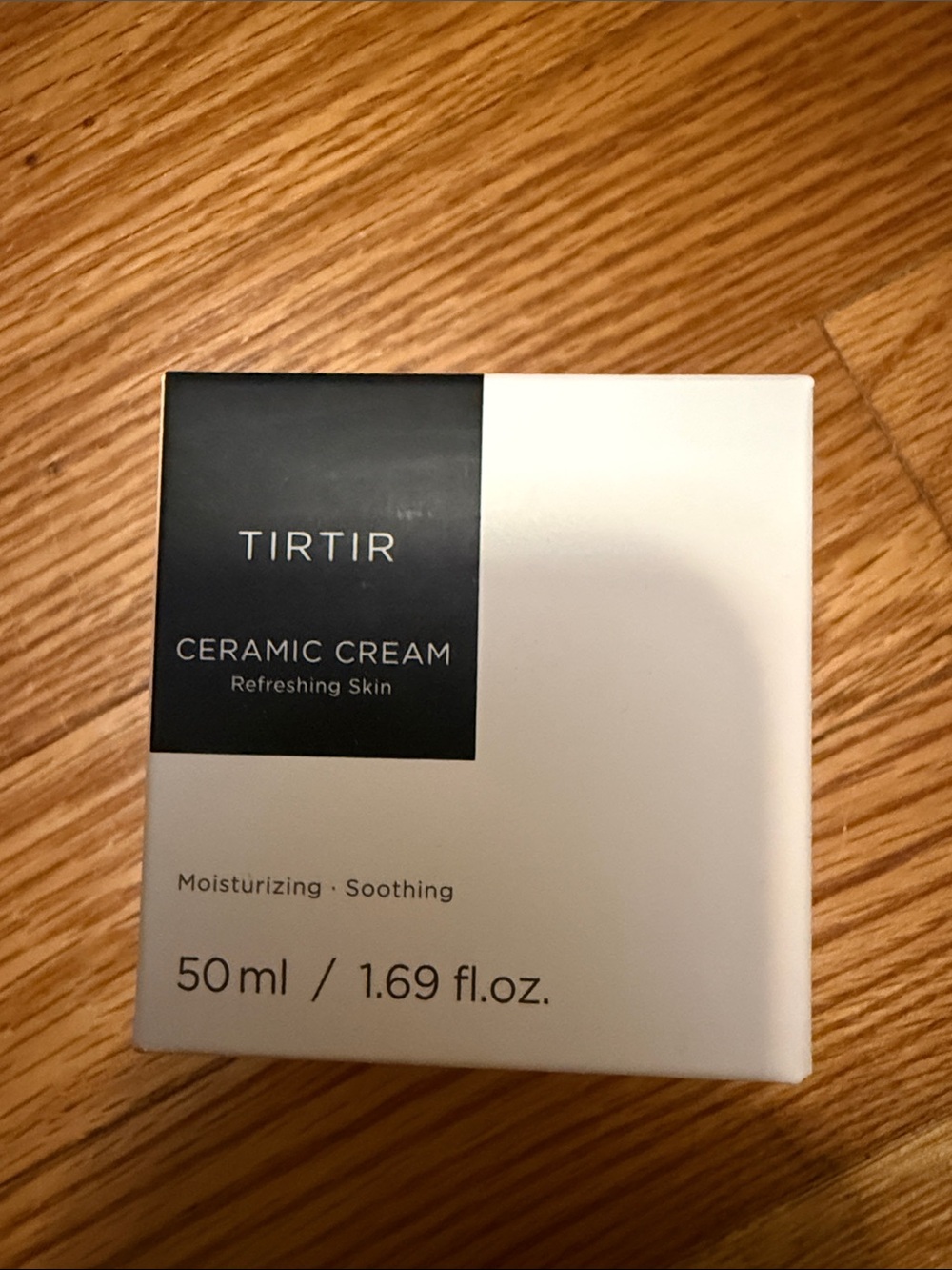 TIRTIR Ceramic Cream Moisturizer – White Lightweight Hydration NIB